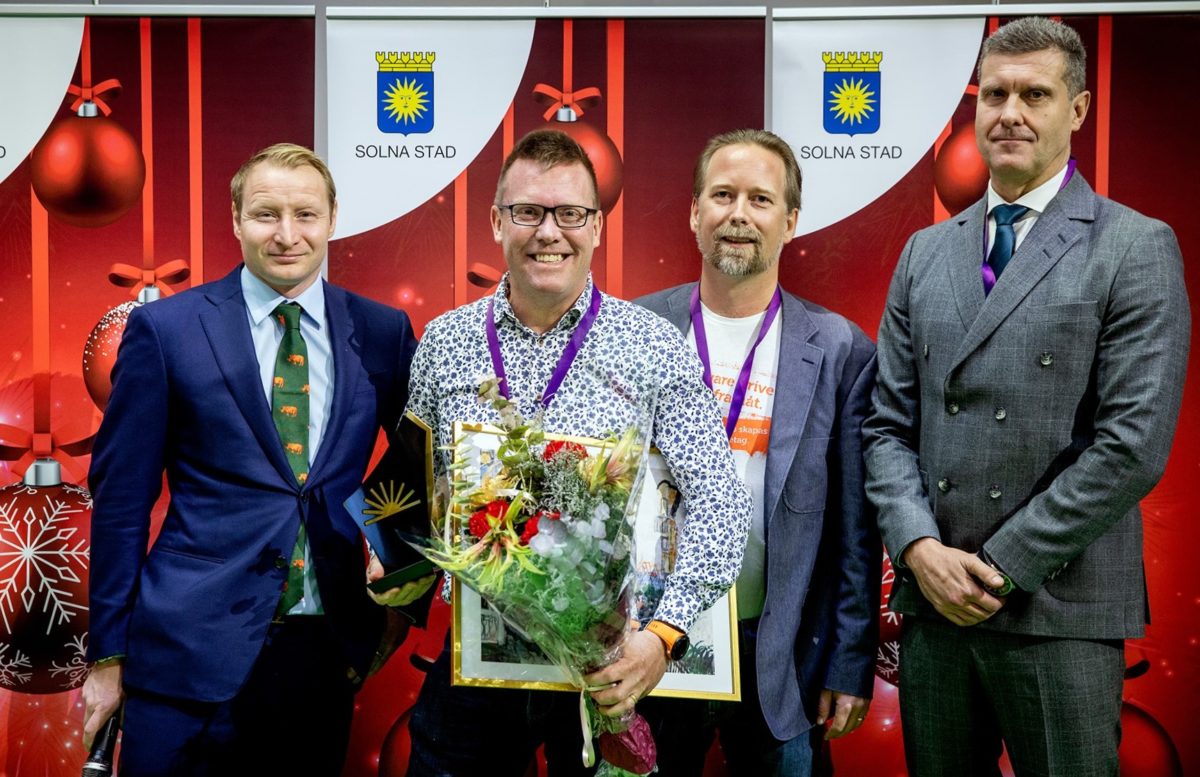 Björn Sjöstrand, VD Scandinavian Biopharma, “Årets företagare i Solna 2018”